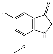 4-methyl-5-chloro-7-methoxy-3-indolinone,6411-59-2,结构式