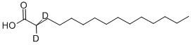ペンタデカン酸‐2,2‐D2 化学構造式
