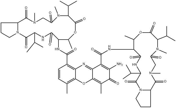 ACTINOMYCIN D-[3H(G)],6412-01-7,结构式