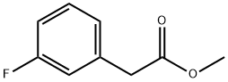 3-氟苯乙酸甲酯, 64123-77-9, 结构式