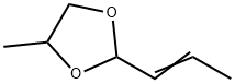 4-Methyl-2-(1-propenyl)-1,3-dioxolane,6413-13-4,结构式