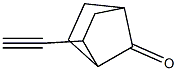 Bicyclo[2.2.1]heptan-7-one, 2-ethynyl-, exo- (9CI) Structure