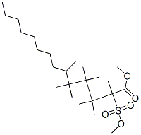 DEA-METHYL MYRISTATE SULFONATE 化学構造式