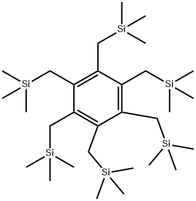 trimethyl-[[2,3,4,5,6-pentakis(trimethylsilylmethyl)phenyl]methyl]sila ne Structure