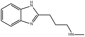 1H-Benzimidazole-2-propanamine,N-methyl-(9CI) Structure