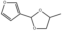 1,3-Dioxolane,  2-(3-furyl)-4-methyl-  (8CI) 结构式