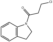 3-氯-1-(2,3-二氢-1H-吲哚-1-基)丙基-1-酮,64140-62-1,结构式