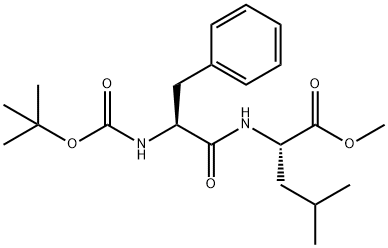 Boc-Phe-Leu-OMe 化学構造式