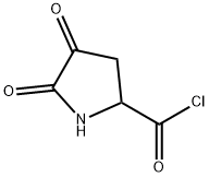 2-Pyrrolidinecarbonyl chloride, 4,5-dioxo- (9CI) Structure