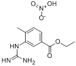 3-[(氨基亚胺甲基)氨基]-4-甲基苯甲酸乙酯硝酸盐,641569-96-2,结构式