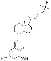 1-hydroxy-25-fluorovitamin D3 Structure