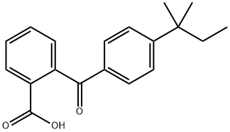2-[4-(1,1-dimethylpropyl)benzoyl]benzoic acid|2-(4-叔戊基苯甲酰基)苯甲酸