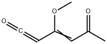 1,3-Hexadiene-1,5-dione, 3-methoxy- (9CI) 化学構造式