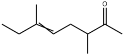 3,6-二甲基-5-辛烯-2-酮, 64165-21-5, 结构式