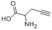 DL-炔丙基甘氨酸,64165-64-6,结构式
