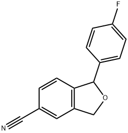 1-(4-Fluorophenyl)-1,3-dihydro isobenzofuran-5-carbonitile Structure