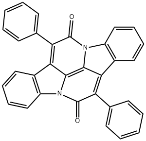 7,14-diphenyldiindolo[3,2,1-de:3',2',1'-ij][1,5]naphthyridine-6,13-dione,6417-51-2,结构式