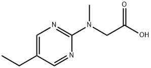 Glycine, N-(5-ethyl-2-pyrimidinyl)-N-methyl- (9CI) Structure