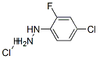 4-CHLORO-2-FLUOROPHENYLHYDRAZINE HYDROCHLORIDE Structure