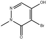 4-BROMO-5-HYDROXY-2-METHYL-2H-PYRIDAZIN-3-ONE Structure