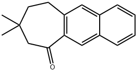 7,8,9,10-Tetrahydro-8,8-dimethyl-6H-cyclohepta[b]naphthalen-6-one Structure