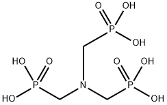 氨基三亚甲基膦酸,6419-19-8,结构式