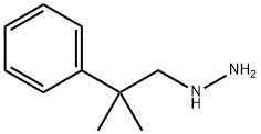 1-(2-methyl-2-phenylpropyl)hydrazine,64191-42-0,结构式