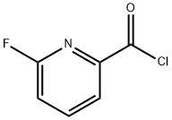 2-氟-6-吡啶甲酰氯, 64197-03-1, 结构式