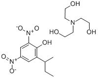 地乐酚三乙醇胺盐,6420-47-9,结构式
