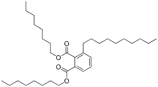 Dioctyl decyl-1,2-benzenedicarboxylate Structure