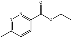 3-Pyridazinecarboxylicacid,6-methyl-,ethylester(9CI) 化学構造式