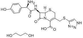 CEFATRIZINE PROPYLENE GLYCOL Structure