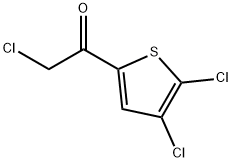 2-CHLORO-1-(4,5-DICHLORO-2-THIENYL)ETHAN-1-ONE Struktur