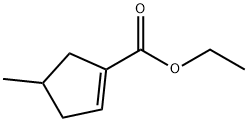 1-Cyclopentene-1-carboxylic acid, 4-methyl-, ethyl ester (9CI),64229-86-3,结构式