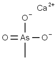 Calcium methanearsonate Struktur