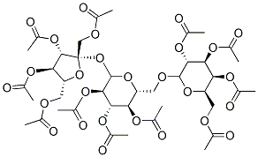 RAFFINOSE UNDECAACETATE Structure