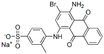 sodium 6-[(4-amino-3-bromo-9,10-dihydro-9,10-dioxo-1-anthryl)amino]toluene-3-sulphonate 