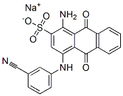 1-Amino-4-[(3-cyanophenyl)amino]-9,10-dihydro-9,10-dioxoanthracene-2-sulfonic acid sodium salt