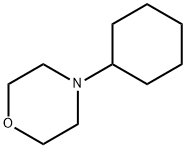 4-シクロヘキシルモルホリン 化学構造式