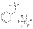 苄基三甲基六氟磷酸铵,6427-70-9,结构式