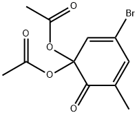 3-Bromo-5-methyl-6-oxo-2,4-cyclohexadienylidenediacetate,64274-94-8,结构式