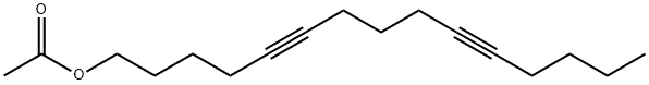 5,10-Pentadecadiyn-1-ol acetate Structure