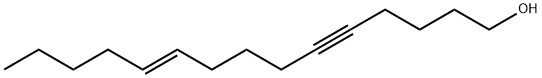 (E)-10-Pentadecen-5-yn-1-ol Structure