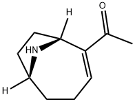 (+/-)-2-ACETYL-9-AZA BICYCLO[4.2.1]NON-2-ENE FUMARATE Structure