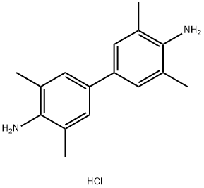 3,3',5,5'-Tetramethylbenzidine dihydrochloride Struktur