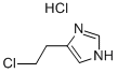 4-(2-CHLORO-ETHYL)-1H-IMIDAZOLE HCL Structure