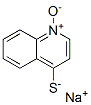 4-Quinolinethiol, 1-oxide, sodium salt Structure