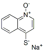 4-Quinolinethiol, 1-oxide, sodium salt Struktur