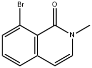 8-broMo-2-Methylisoquinolin-1(2H)-one Struktur