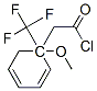 (+/-)-1-METHOXY-1-(TRIFLUOROMETHYL)PHENYLACETYL CHLORIDE Struktur